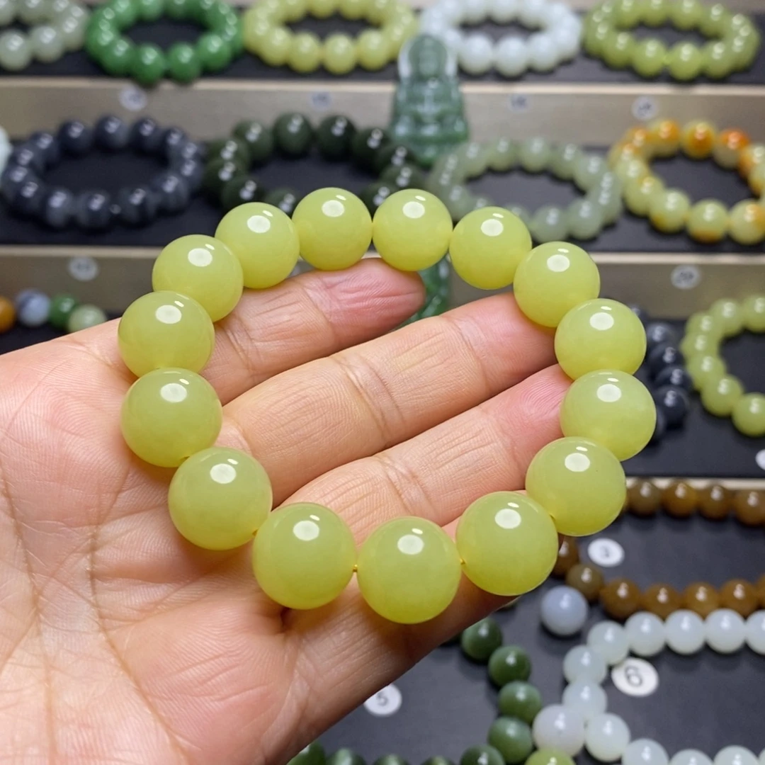 和田玉未镶嵌手串