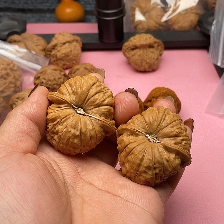 文玩核桃把件南瓜墩44.5