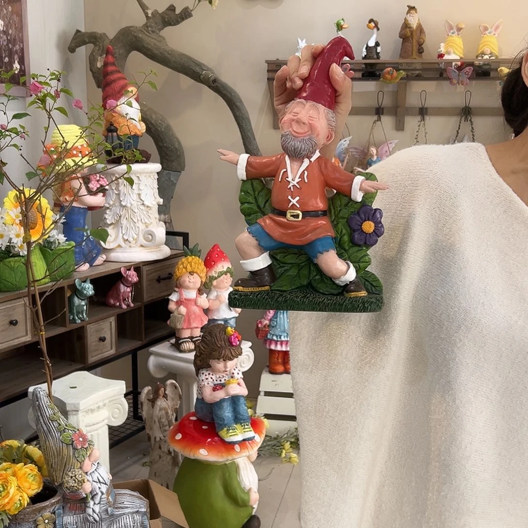 花园摆件红红火火