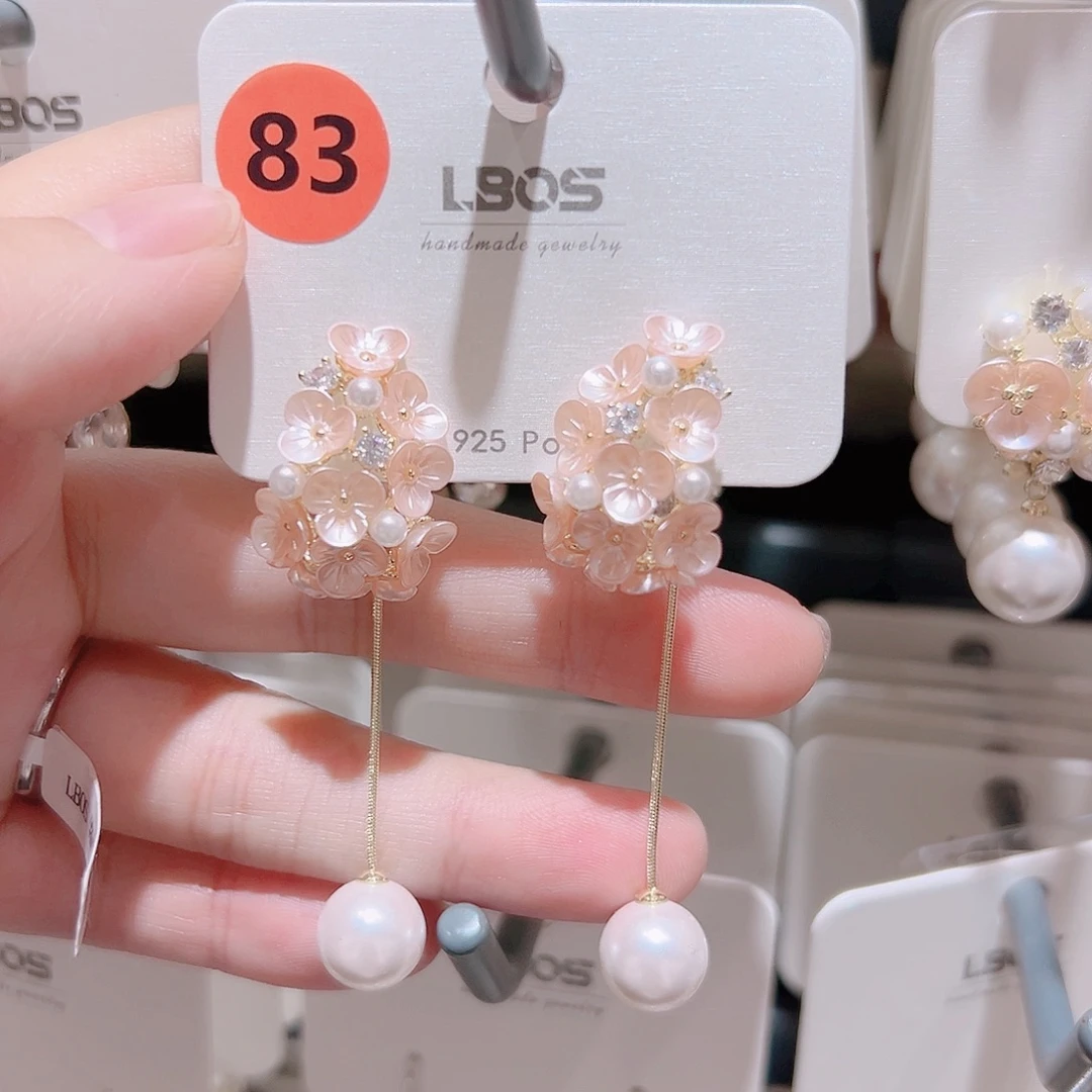 丹***若琉璃铁合金合金耳环的