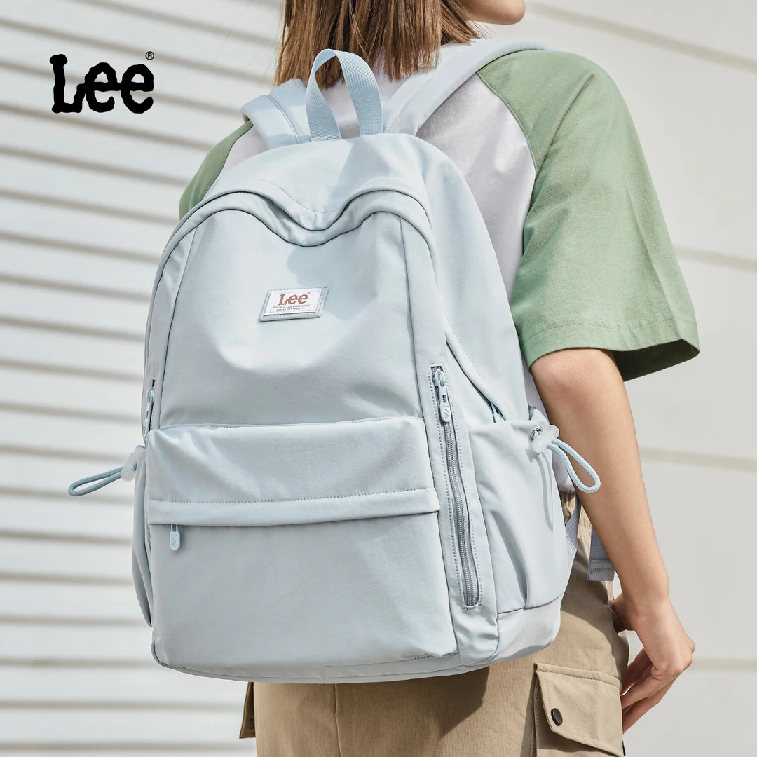 LEE书包女初中高中大学生双肩包男生通勤百搭电脑包轻便旅行背包