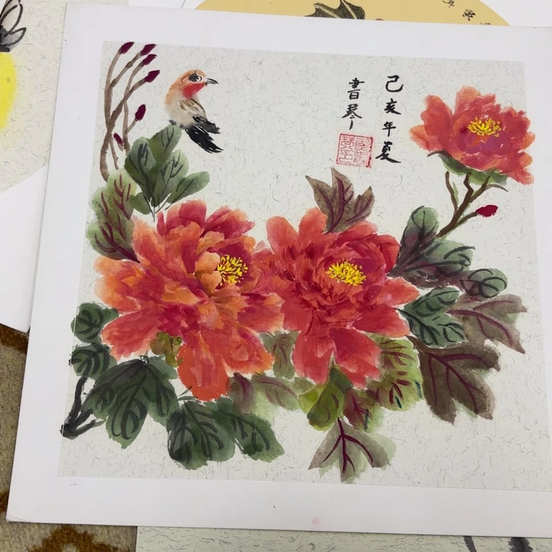 国画38-38卡纸作品艺