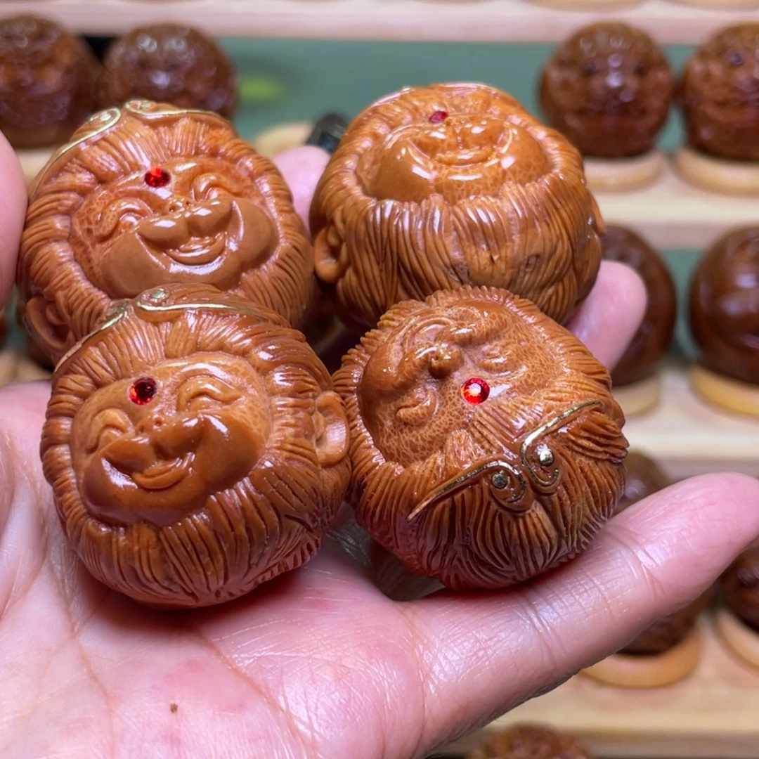 橄榄核手串/手链小****人两队猴子