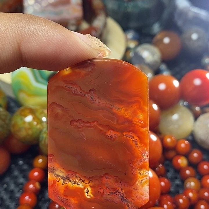 铜***哥玛瑙/玉髓未镶嵌颈饰