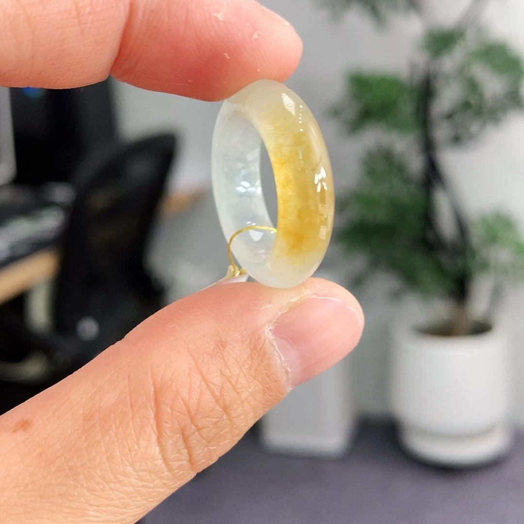 翡翠未镶嵌戒指10-11号