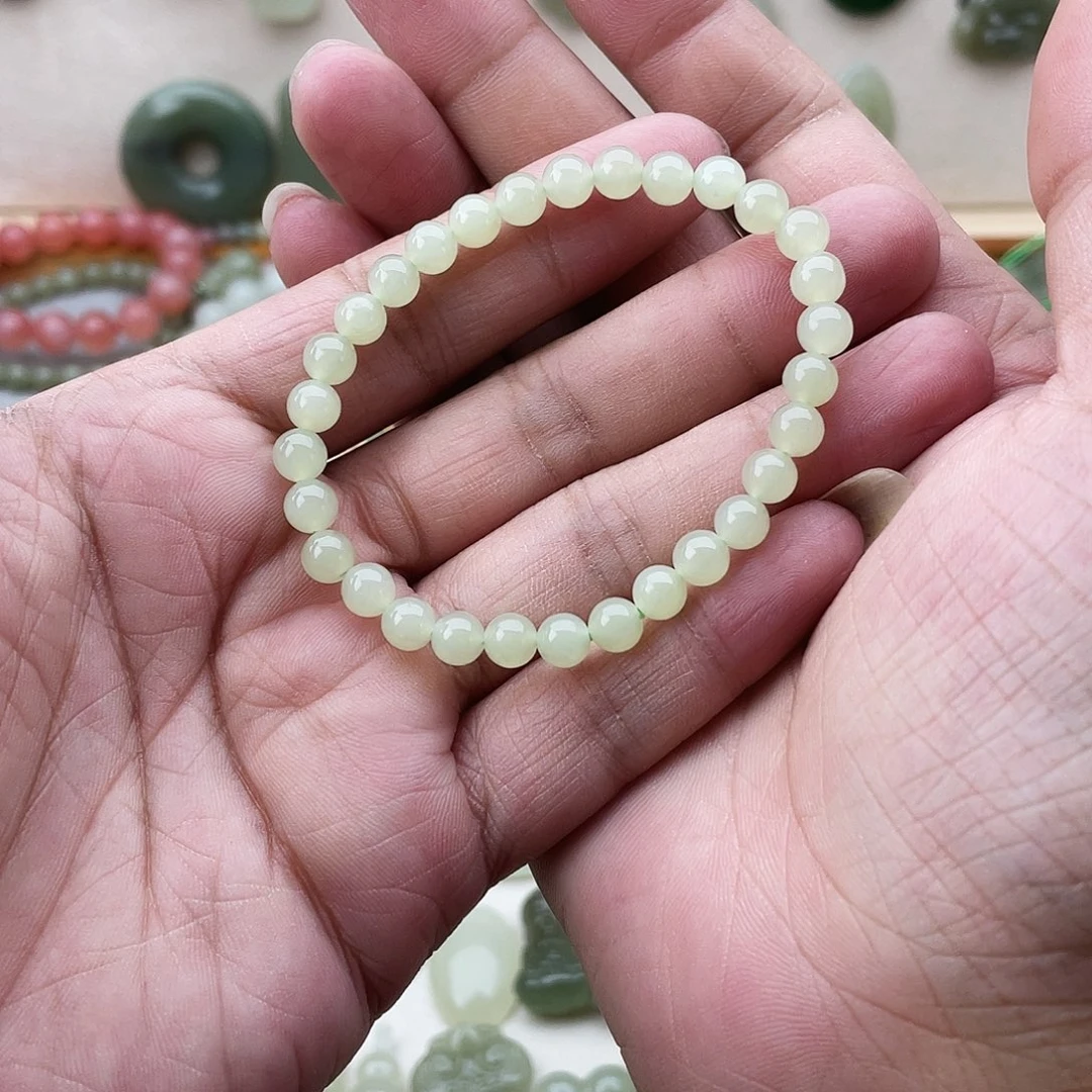 和田玉未镶嵌手链