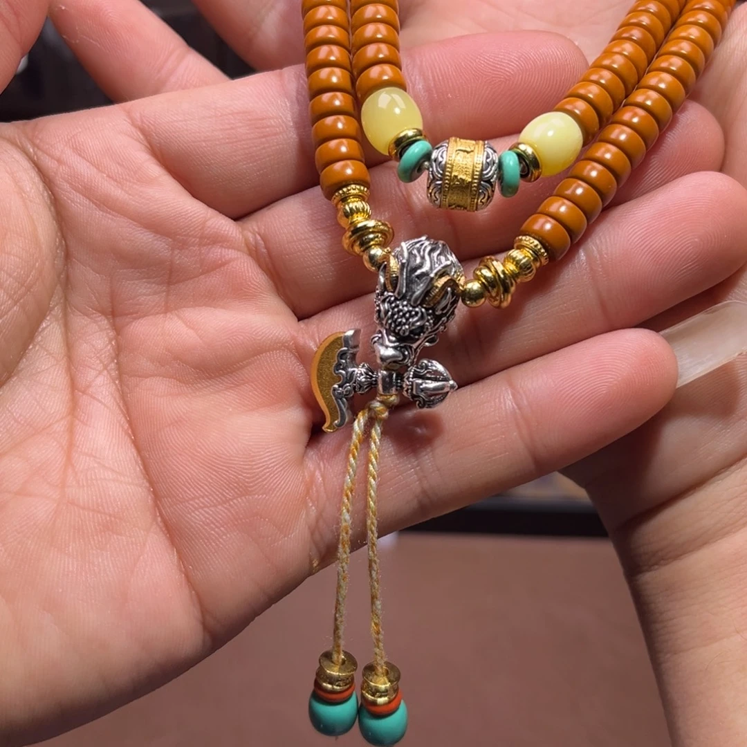 橄榄核手串/手链7.2满配脖挂药片