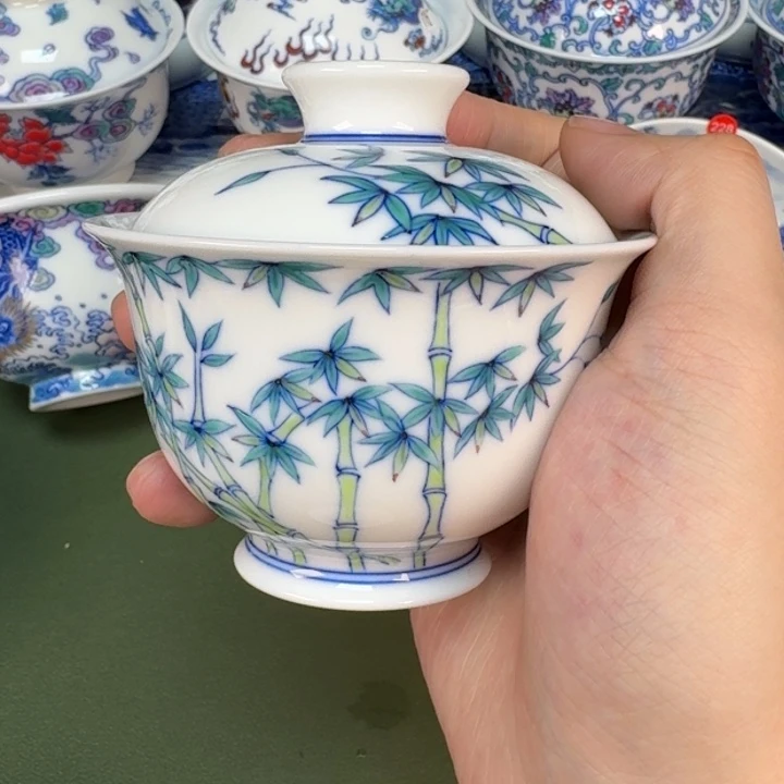 大帅景德镇纯手工手绘茶具240