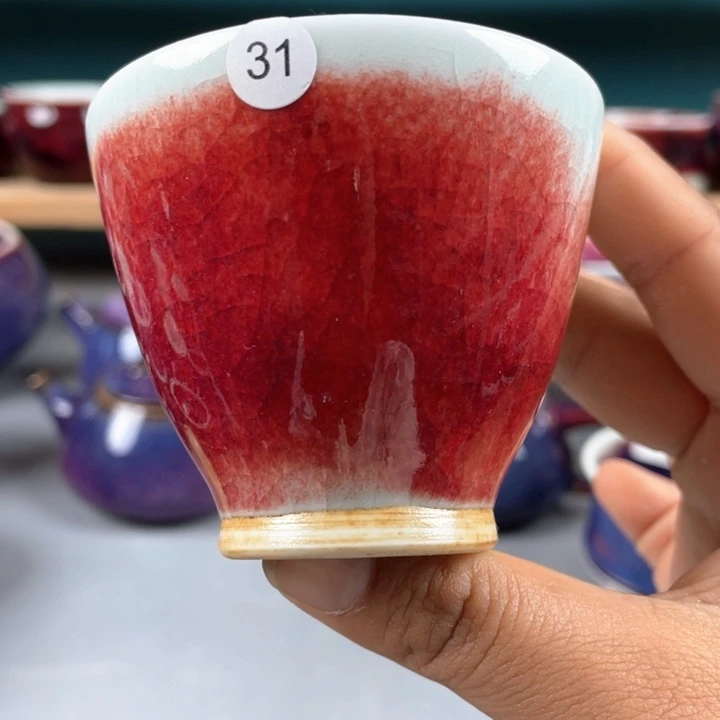 瓷片纯手工制作……微微瑕