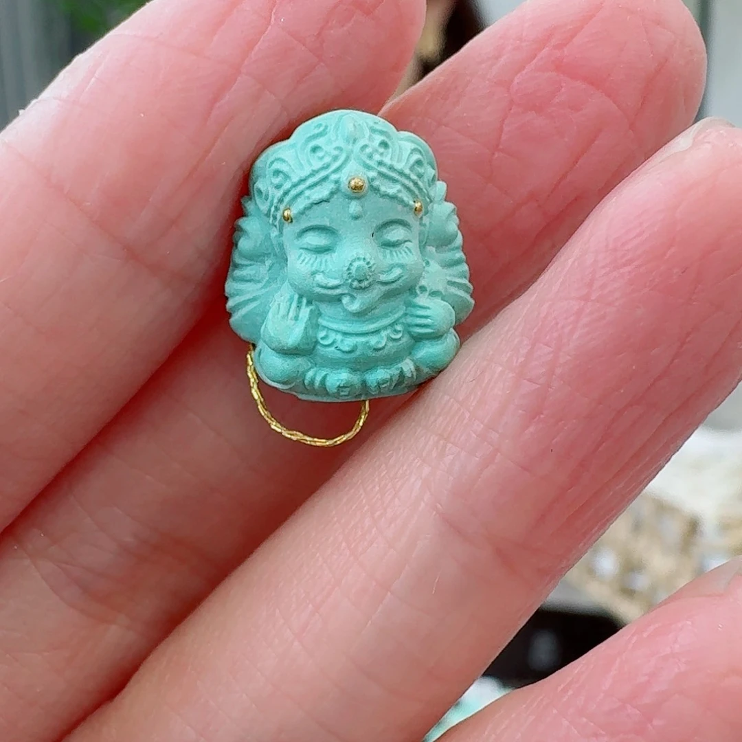 未镶嵌绿松石珠宝奇石