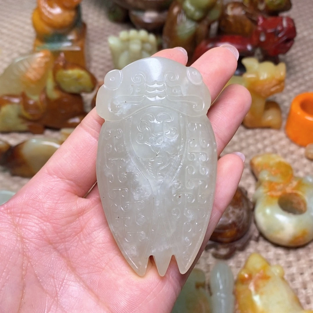 白玉菩提吊坠白玉菩提白玉菩提摆件