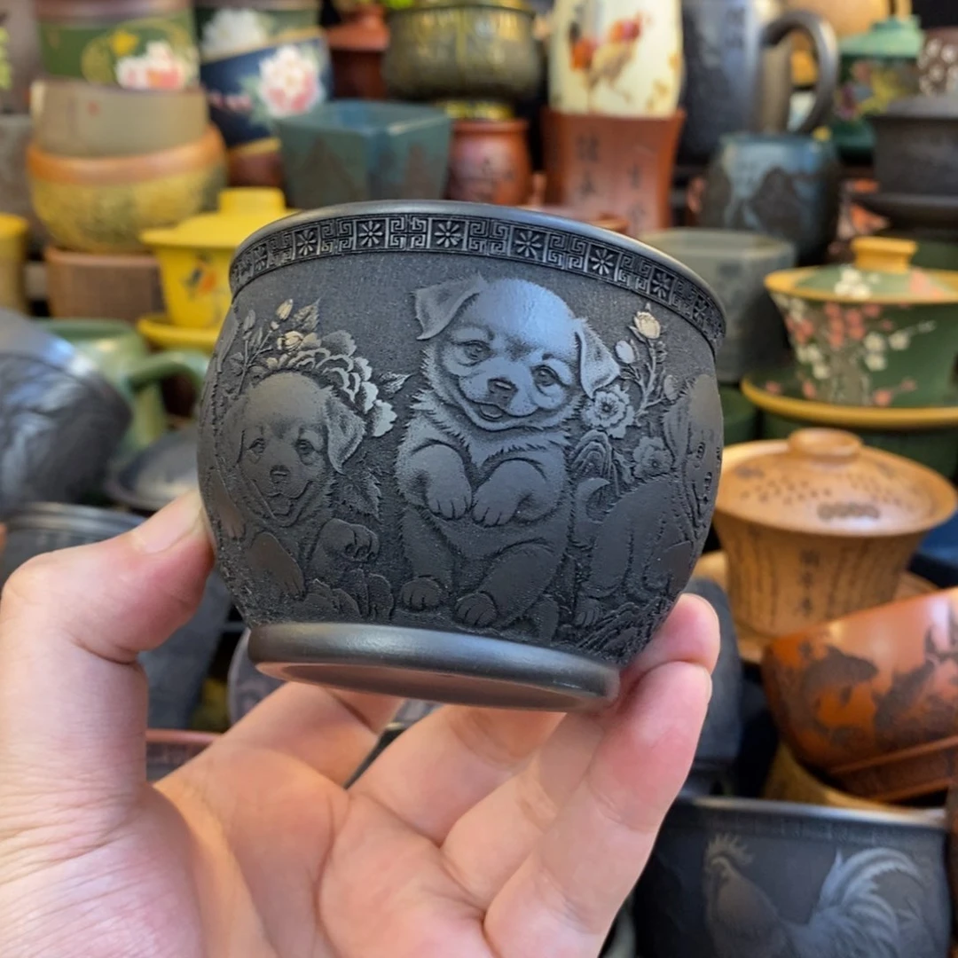 紫砂公道杯宜兴全手工紫砂杯