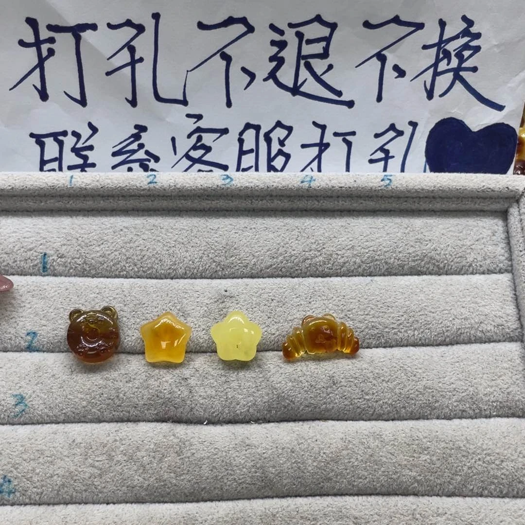 琥珀裸石未镶嵌好**壹天然琥珀