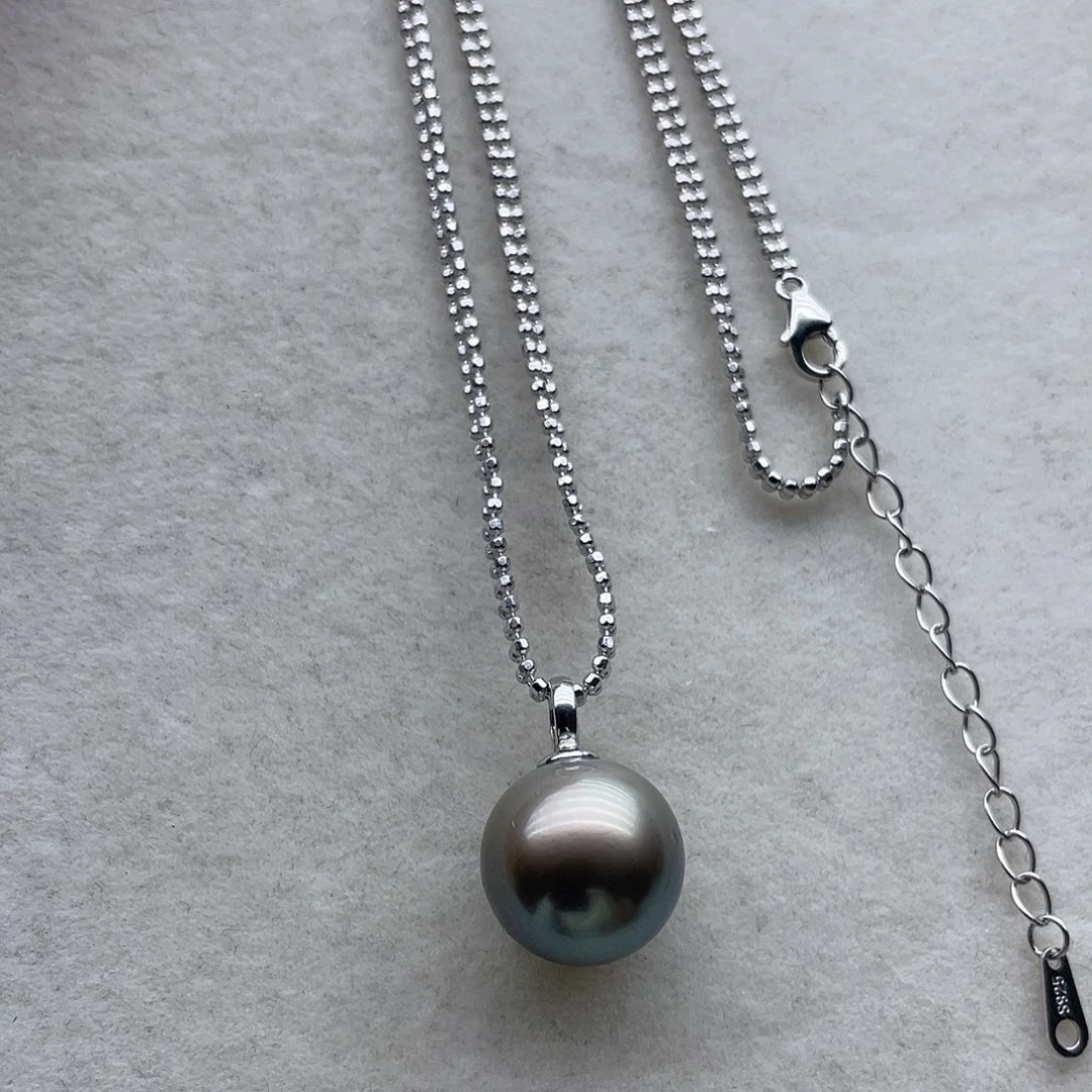 海水珍珠银S925镶嵌套链88