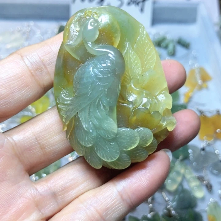 【闪购商品】蛇纹石玉挂件未镶嵌