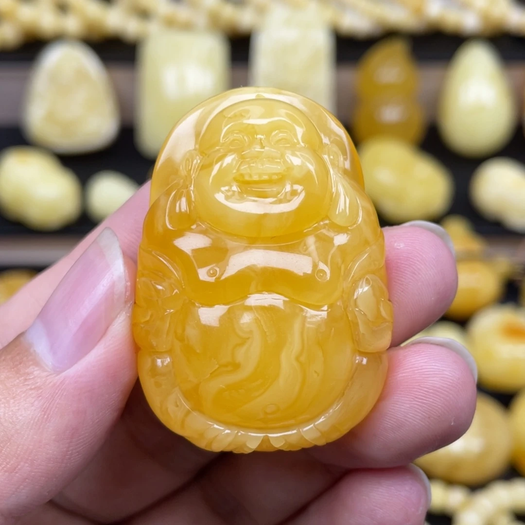 琥珀未镶嵌裸石琥珀蜜蜡