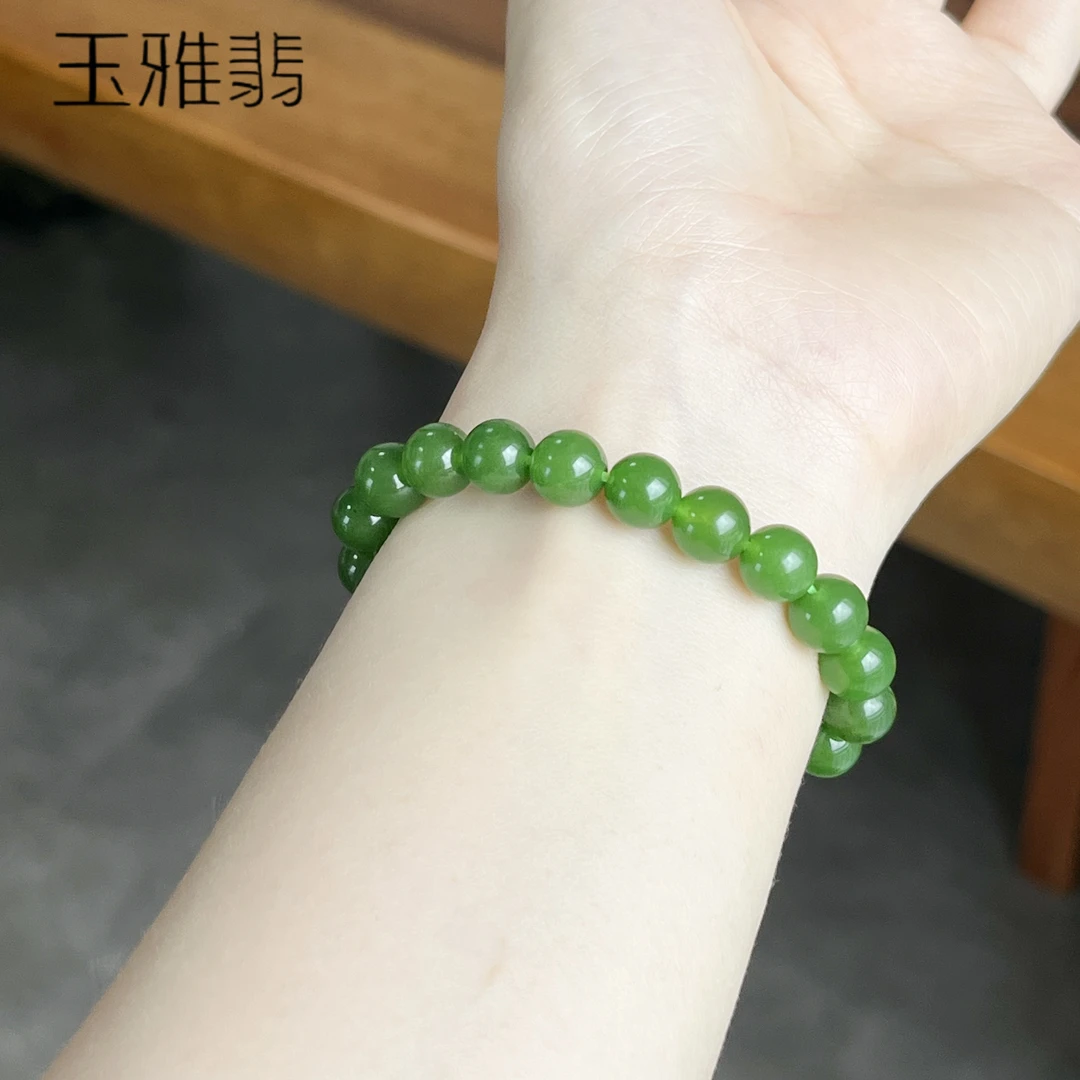 8mm天然石手串百搭国风女士精美圆珠手链