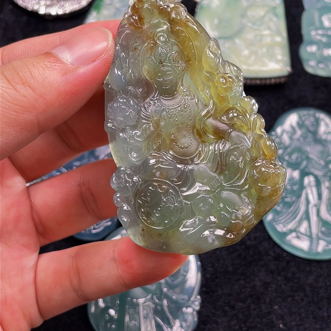 颈饰未镶嵌翡翠7，