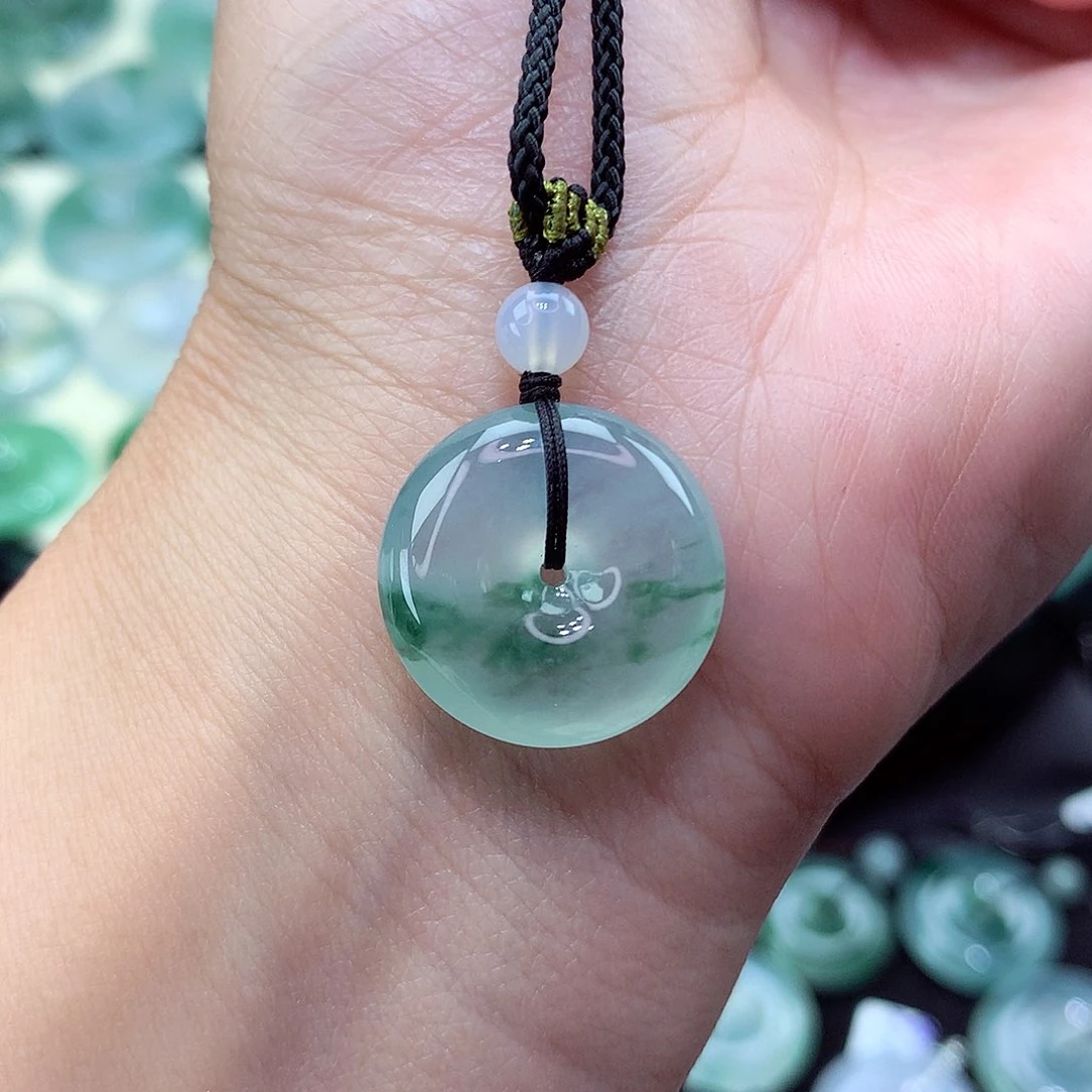 翡翠颈饰未镶嵌41尺寸18.7/6.1