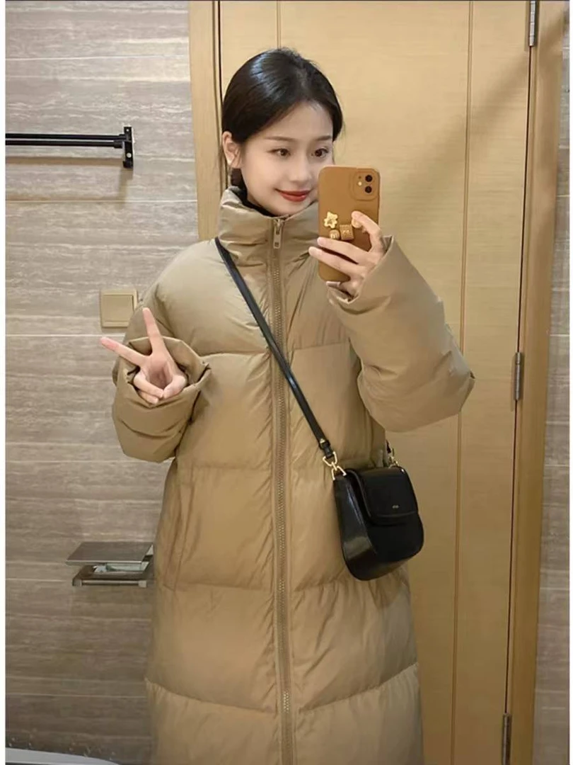 情侣中长款棉衣棉服面包服保暖冬季外套立领加厚短款