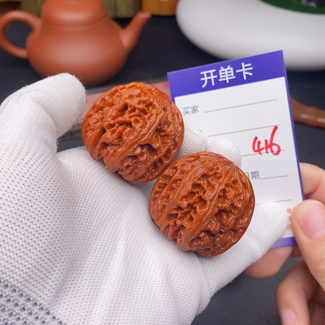 把件文玩核桃40粗筋416
