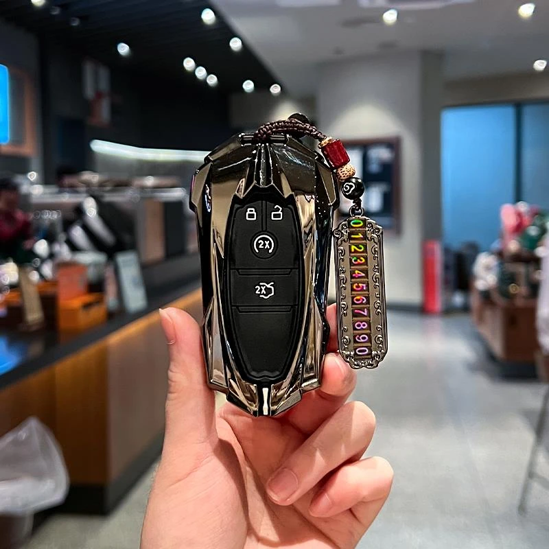 福特金牛座钥匙套专用15/16/17/2018款野马Mustang个性汽车壳包扣