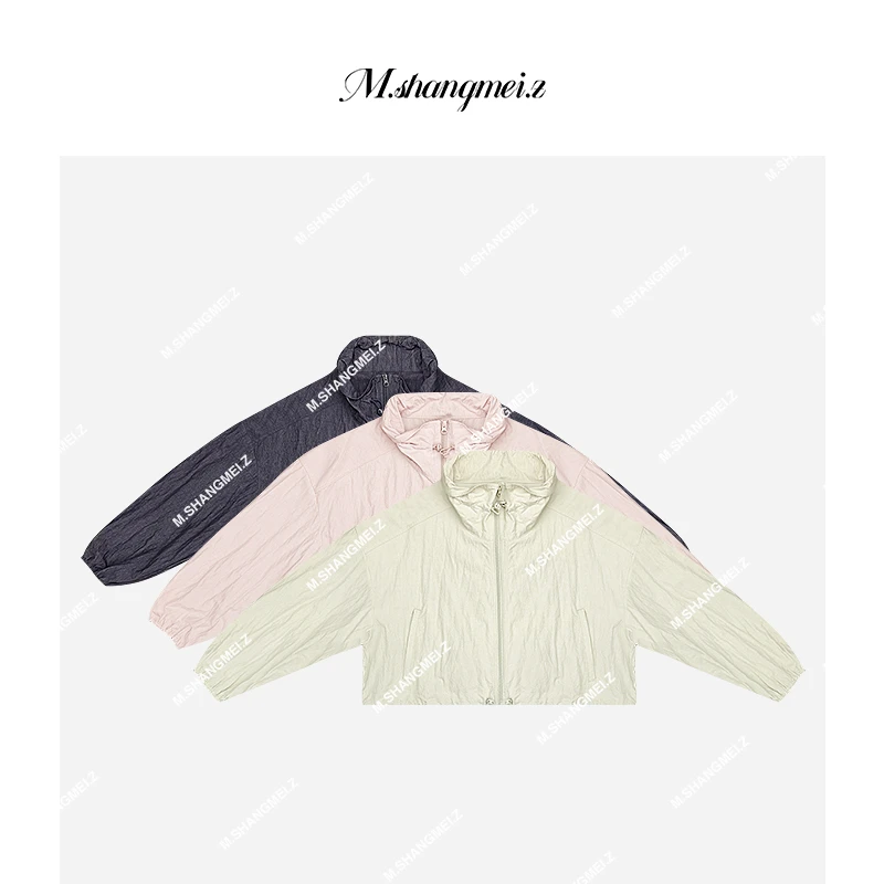 M.SHANGMEI.Z/沐熙【轻装上阵】美大哥户外运动立领上衣X032228