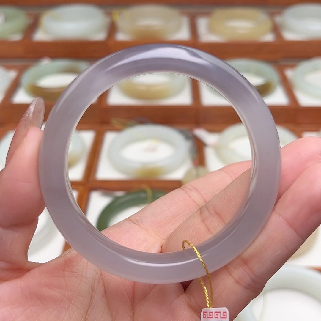 和田玉手镯未镶嵌52