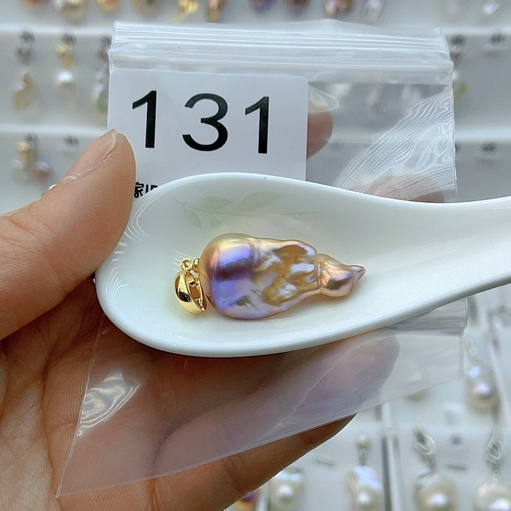 淡水珍珠颈饰银S925镶嵌