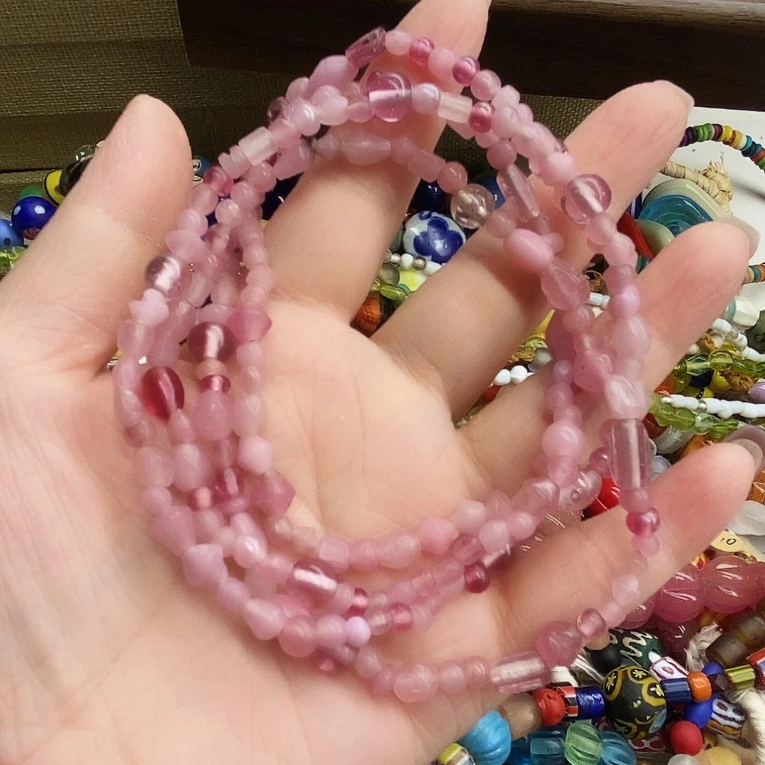 琉璃颈饰尼泊尔小米珠