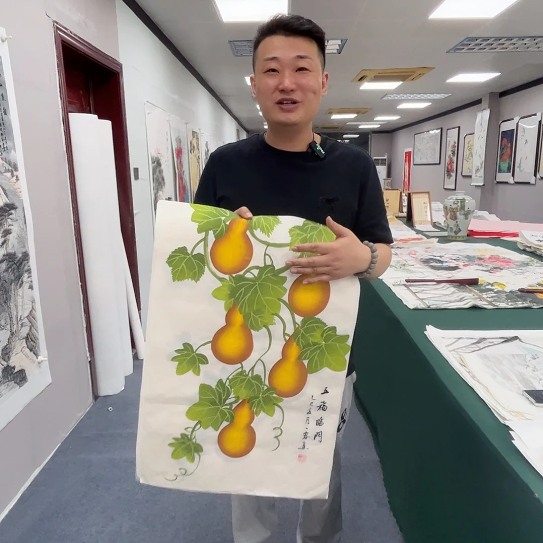 国画国画作品宣纸纯手绘