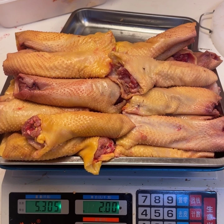 低温冷冻60天中国大陆食用农产品脖子