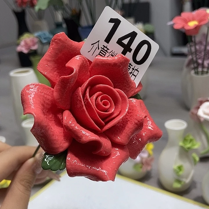陶瓷纯手工捏花设计
