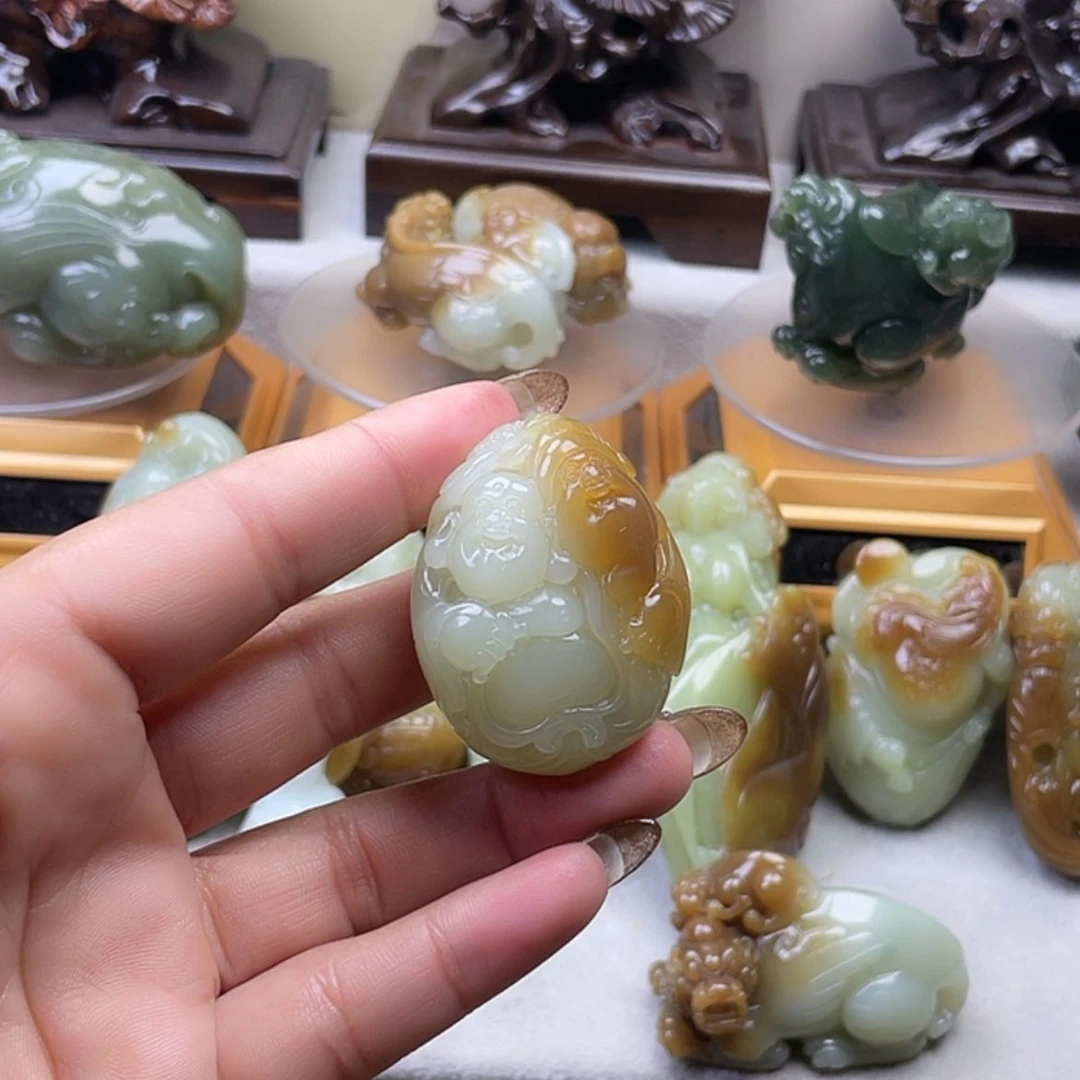 【闪购商品】和田玉挂件未镶嵌尚*