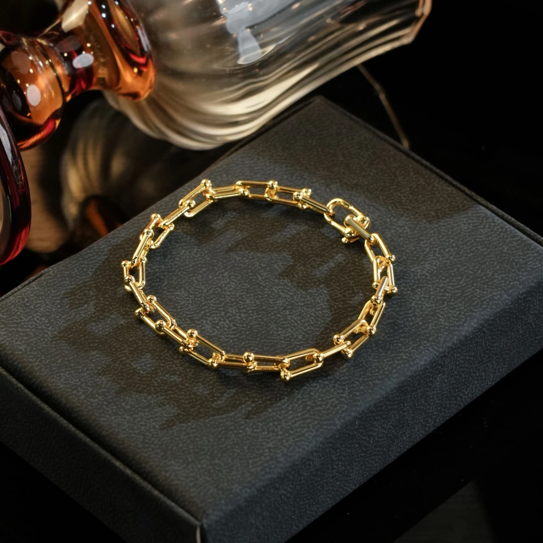 925银手链 制道珠宝经典链环手链精致高级（PB0014）