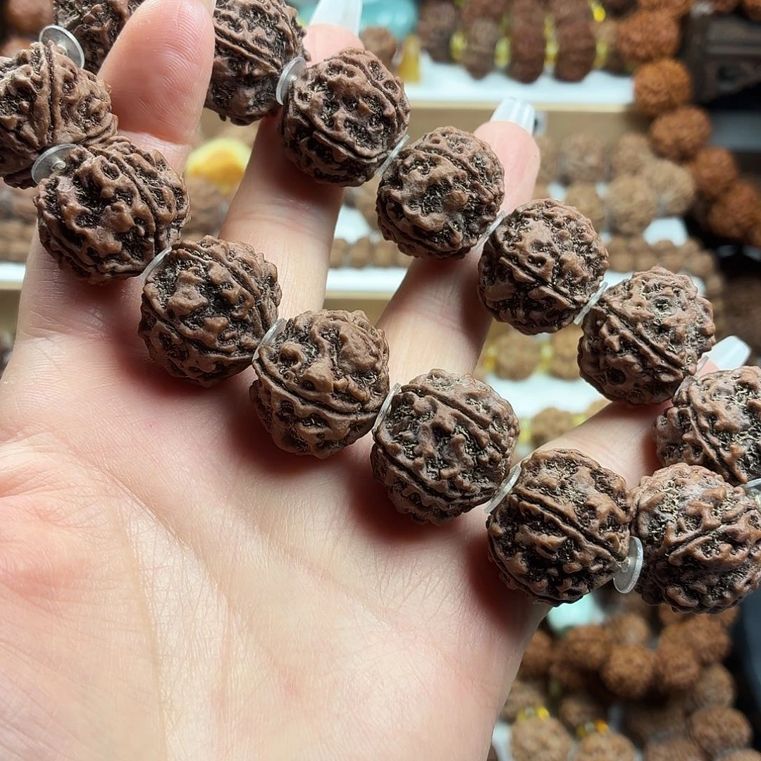 吊坠金刚菩提原生态龙骨梅花飞碟