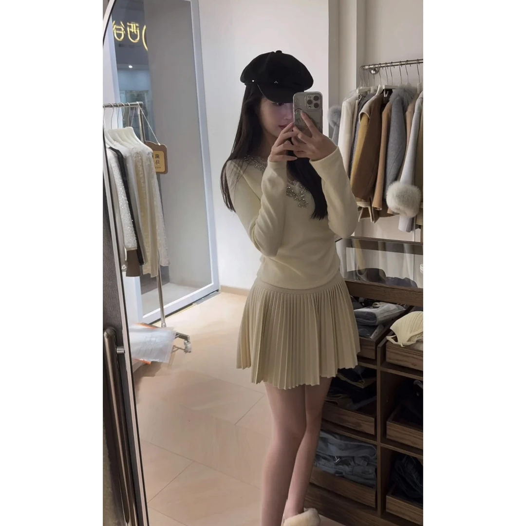 499【1346】百褶短裙时尚