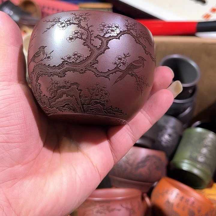 茶杯紫砂全手工紫砂主人杯