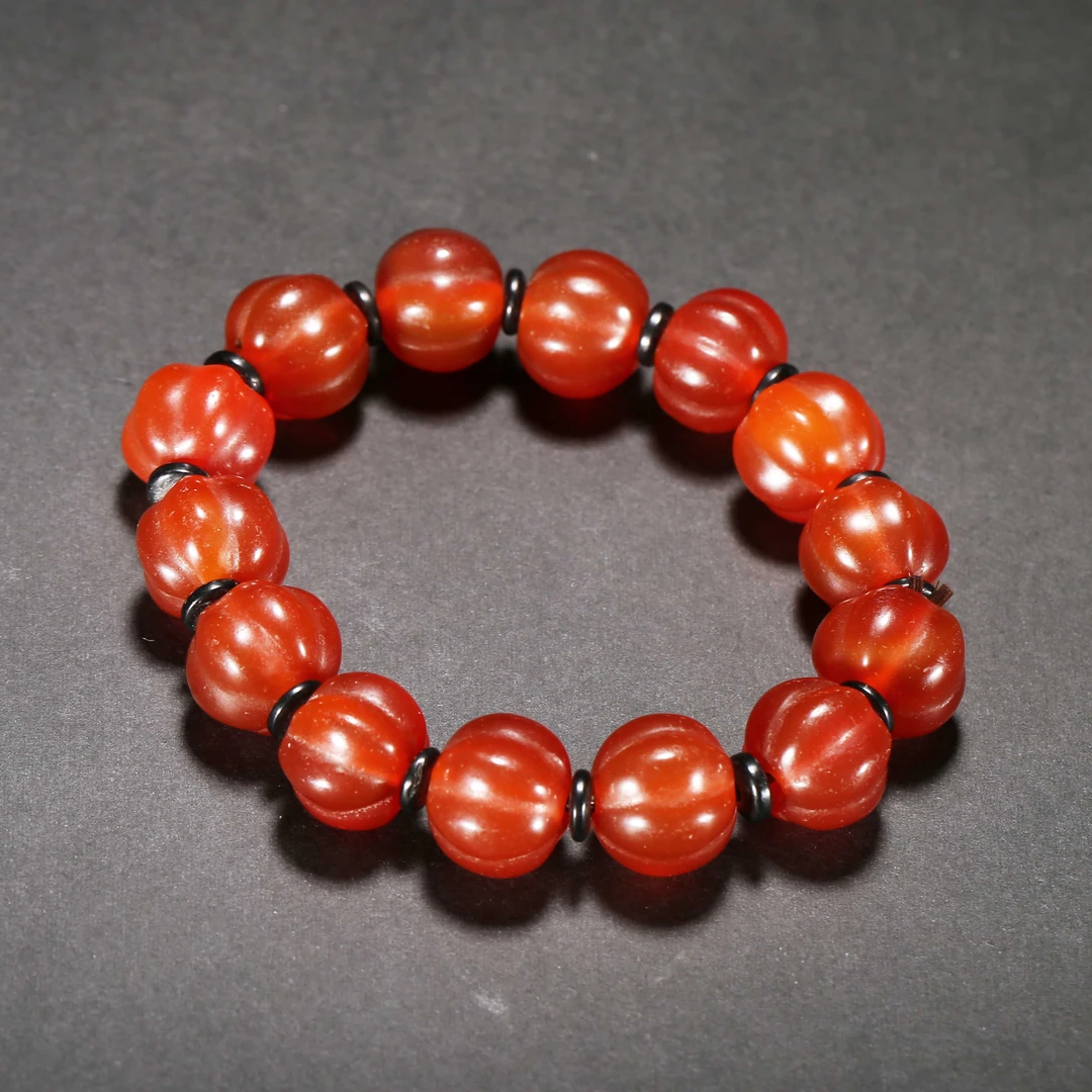 十九世纪*红玛瑙瓜珠手串/JGS25042066/玛瑙【北京文博】