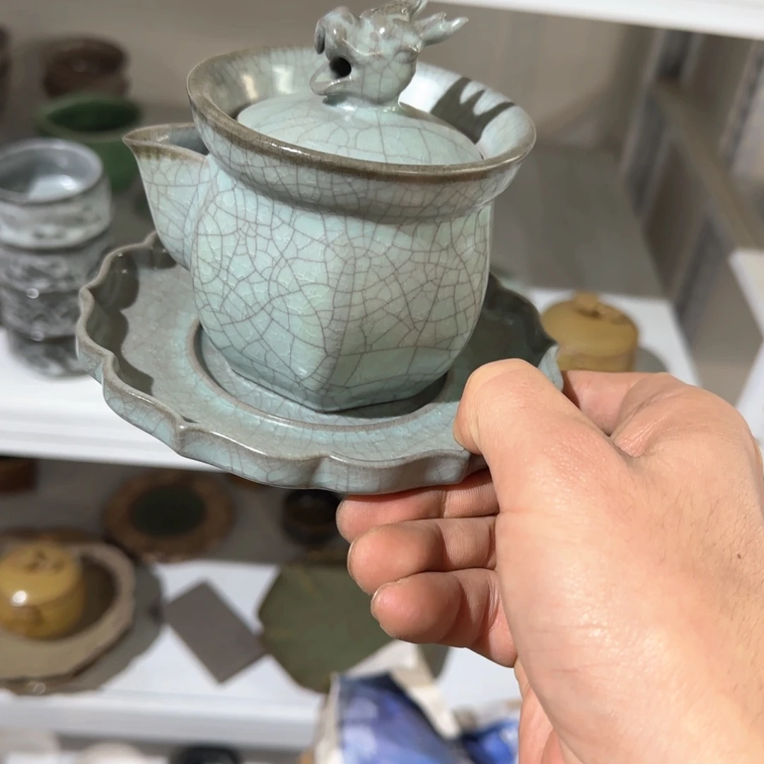 小金茶具青瓷茶器