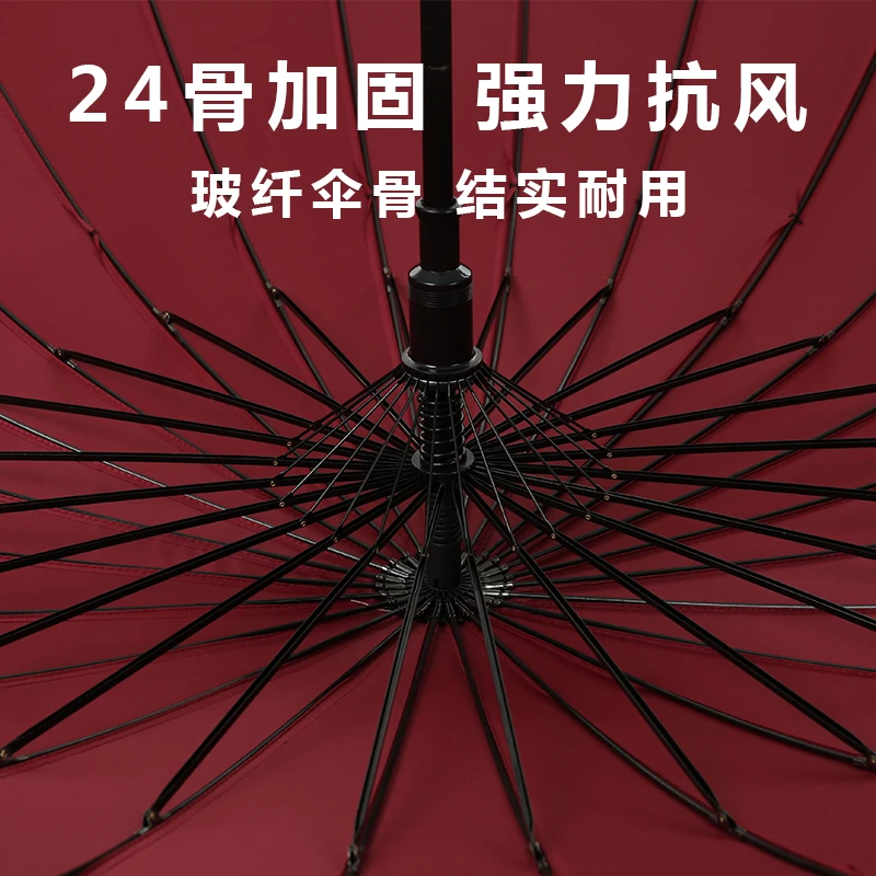 KE3C自动24骨双层大雨伞男长柄双人号加固抗风晴雨两用女暴雨