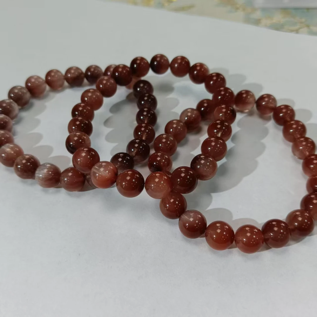 【小院甄选】安可拉红兔毛单圈手链约9mm多样性发一件 2317EXZ