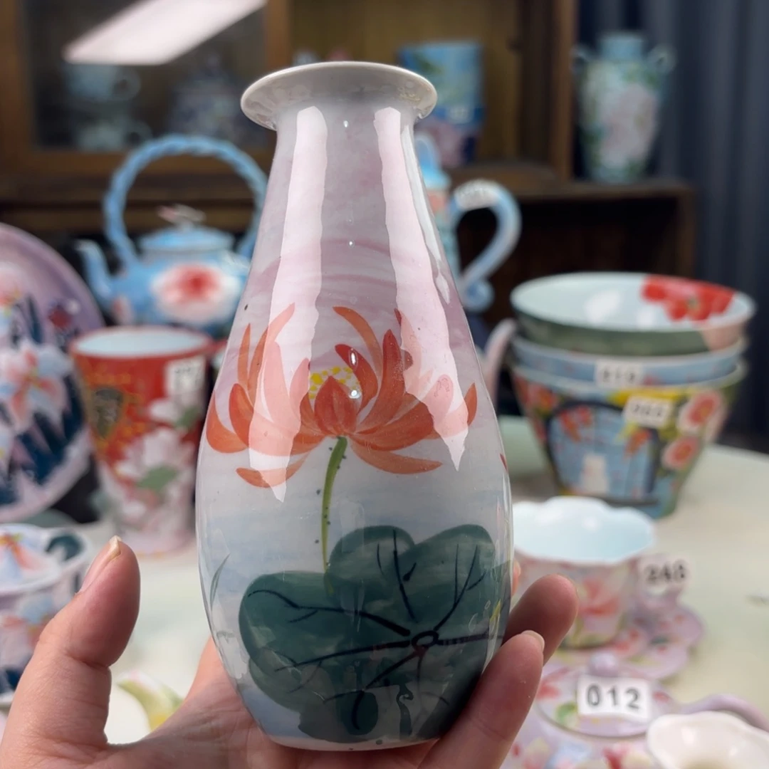 景德镇手绘高温釉下彩陶瓷茶具