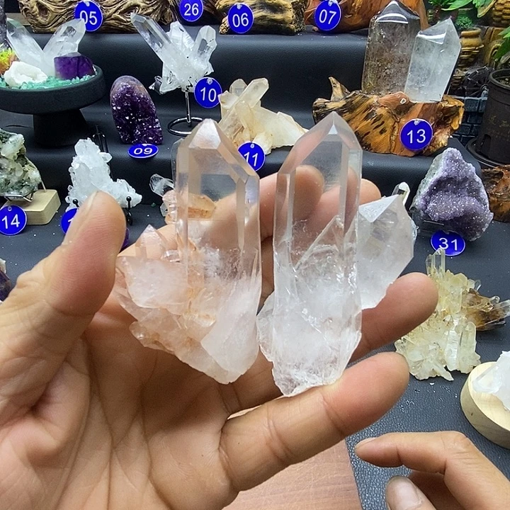 石材天然水晶摆件