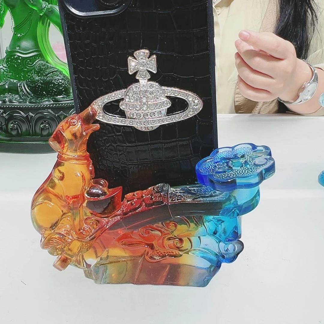 【闪购商品】手工艺品琉璃小狗车挂