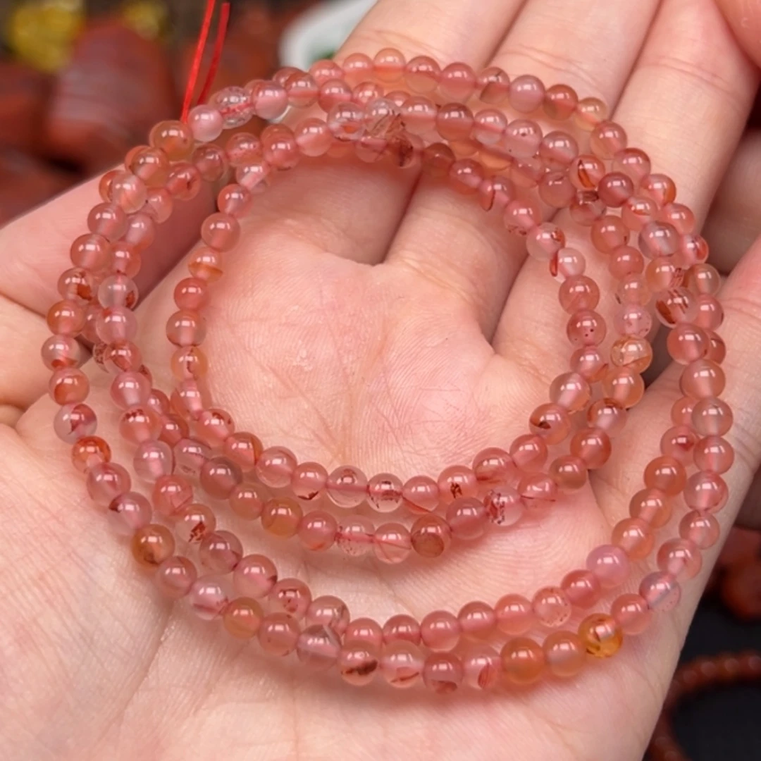 南红玛瑙未镶嵌手链