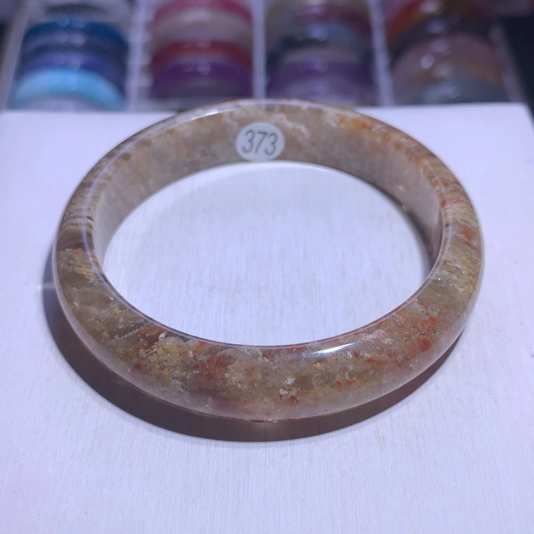 水晶银S925镶嵌手镯千层幽灵60.7圈373