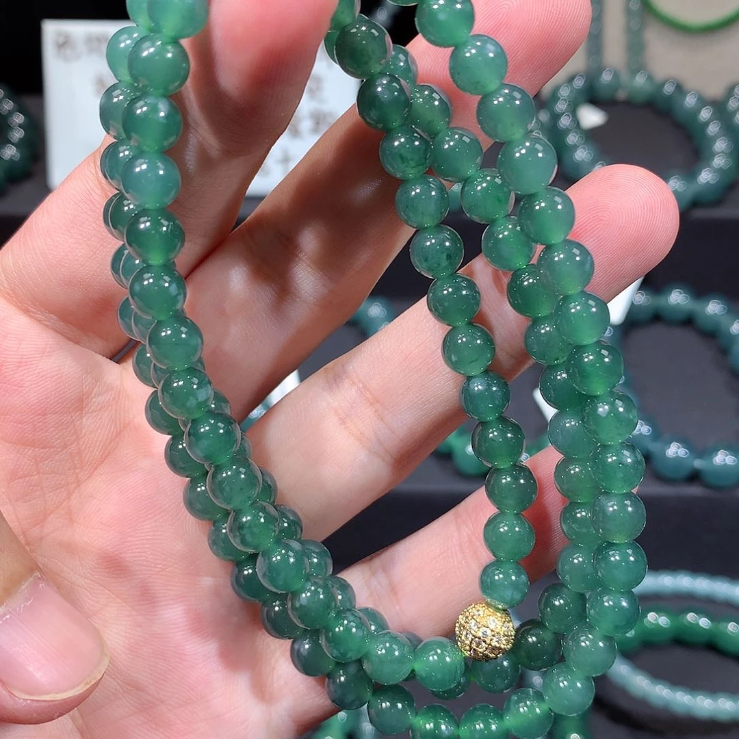 未镶嵌手链翡翠天然a货翡翠项链6.9