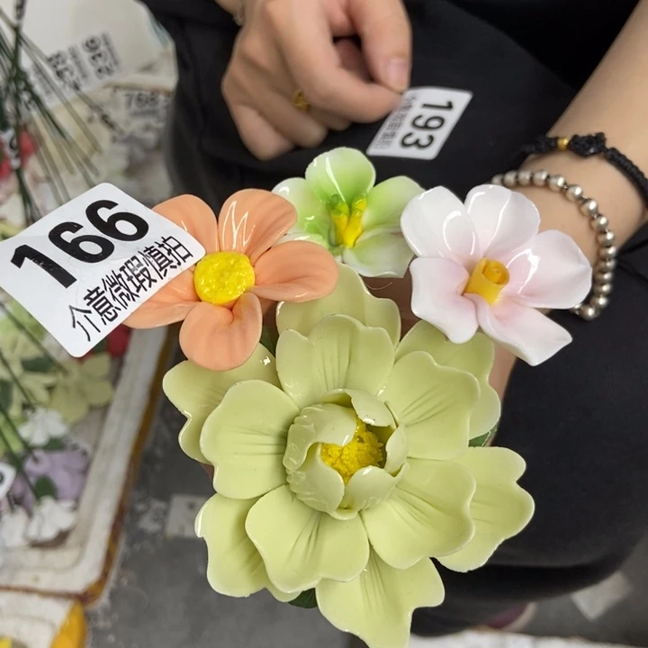 杯手工制作陶瓷花