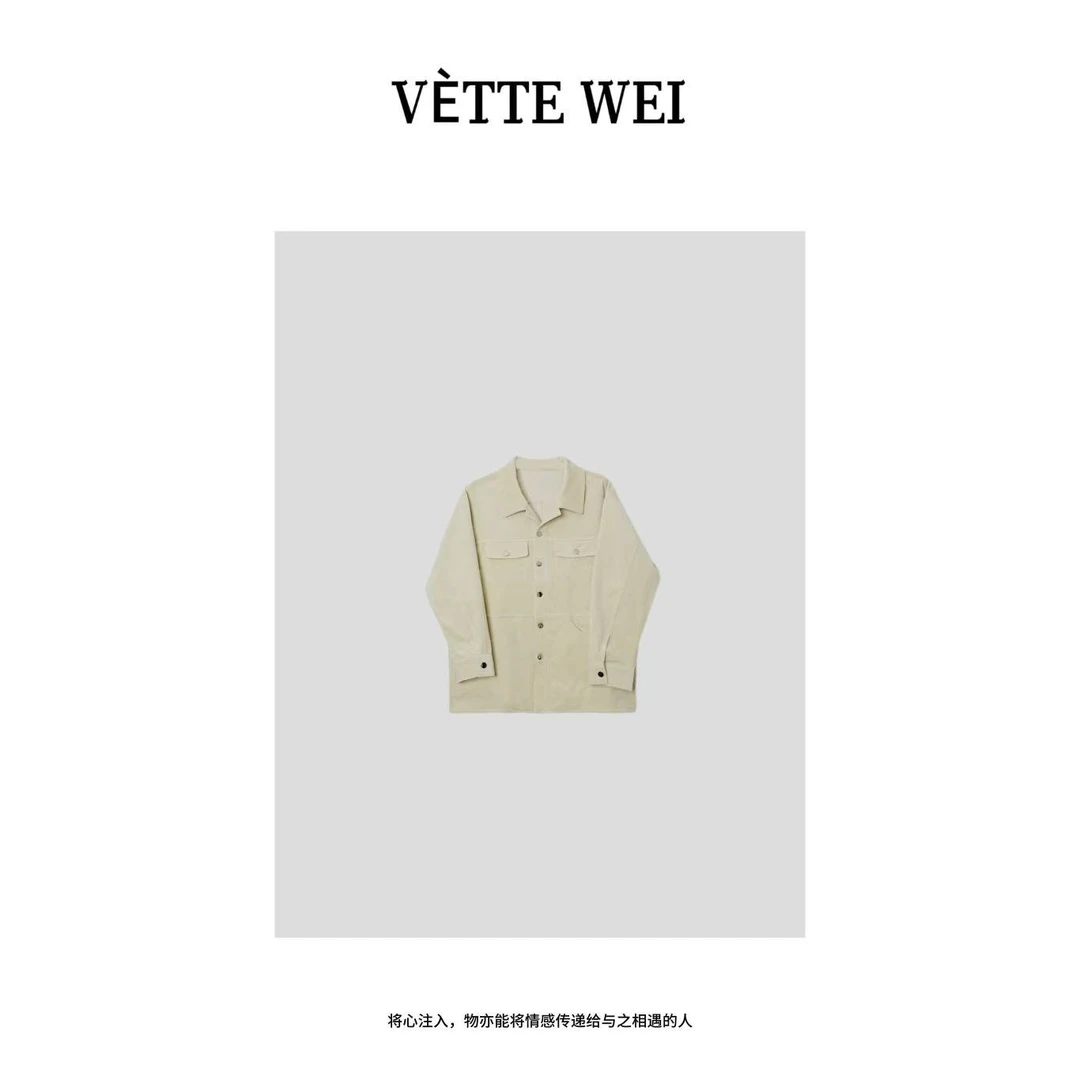 VÈTTE WEI 经典口袋设计灯芯绒外套 86276